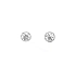 Gold Pecky Earrings with Diamonds