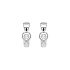 Gold Earrings with Diamonds