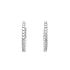 Gold Round Earrings with Diamonds