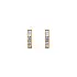 Gold Round Earrings Diamonds