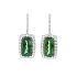 Elegance of Green Tourmalines in Combination with Diamonds