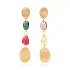 Gold Earrings Marco Bicego Lunaria Color OB1899 TM Y