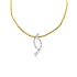 Gold Necklace with Diamonds