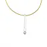 Gold Necklace with Diamond