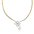 Gold Necklace with Diamonds