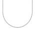 Gold tennis necklace with diamonds