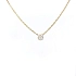 Gold Necklace with Diamonds