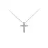 Gold Necklace Cross Diamonds