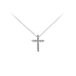 Gold Necklace Cross Diamonds