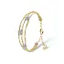 Gold Bracelet Marco Bicego Marrakech Onde with Diamonds