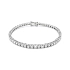 Gold tennis bracelet with diamonds