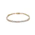 Gold Tennis Bracelet with Diamonds