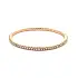 Tennis Bracelet with Pink Gold Diamonds
