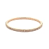 Tennis Bracelet with Pink Gold Diamonds