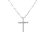 Gold Pendant Cross with Diamonds