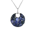 Gold Pendant with Sapphires and Diamonds