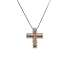 Gold Pendant Cross with Diamonds