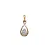 Gold Pendant with Diamonds
