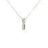 Gold Pendant with Diamonds