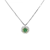 Gold Pendant with Emeralds and Diamonds