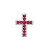 Gold Pendant with Rubies and Diamonds