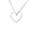 Gold Pendant Heart with Diamonds