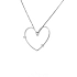 Gold Pendant Heart with Diamonds