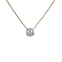 Gold Pendant with Diamonds