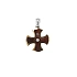 Gold Pendant with Tiger Eye and Diamonds