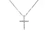 Gold Pendant Cross with Diamonds