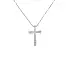 Gold Pendant Cross with Diamonds