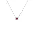 Ruby pendant with white gold diamonds