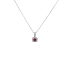 Ruby pendant with white gold diamonds