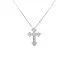 Gold Pendant Cross with Diamonds