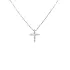 Gold Pendant Cross with Diamonds