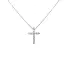 Gold Pendant Cross with Diamonds
