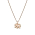 Gold Pendant Chopard Happy Diamonds Elephant 79A189-5001