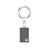 Silver Zancan Bugatti Keyring with Leather P001