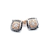 Gold Cufflinks Zancan Black Magic EP0119BR
