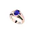 Gold Ring Zancan Couture Sapphire EA305R