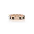 Golden Baraka Ring with Black Diamonds AN302101