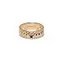 Gold ring Baraka with black diamond AN3130001