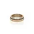Golden Baraka Ring with Black Diamonds AN334301