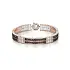 Gold bracelet Baraka with black diamonds BR314611