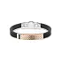 Baraka gold bracelet with black diamonds