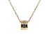 Gold Pendant Baraka with Black Diamonds