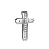 Gold Pendant Cross Zancan EPE094B
