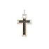 Golden Cross Baraka with Black Diamonds CR314601