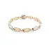 Ladies Bracelet made of Combination Gold