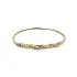 Gold Bracelet with Zircons